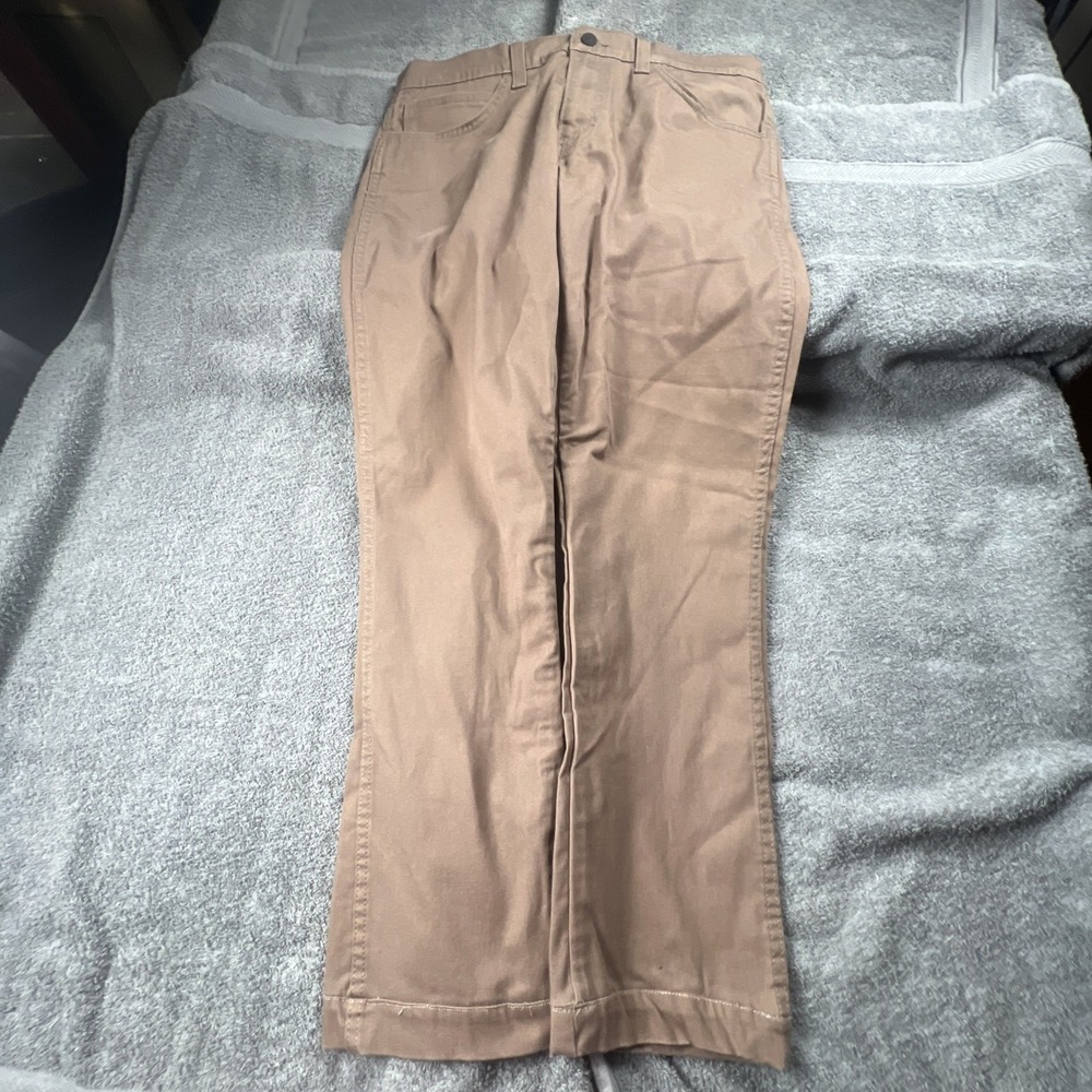 Levi's 514‎ Caraway Tan Brown Twill Chino Woven Levis Jeans Pants 32x30
